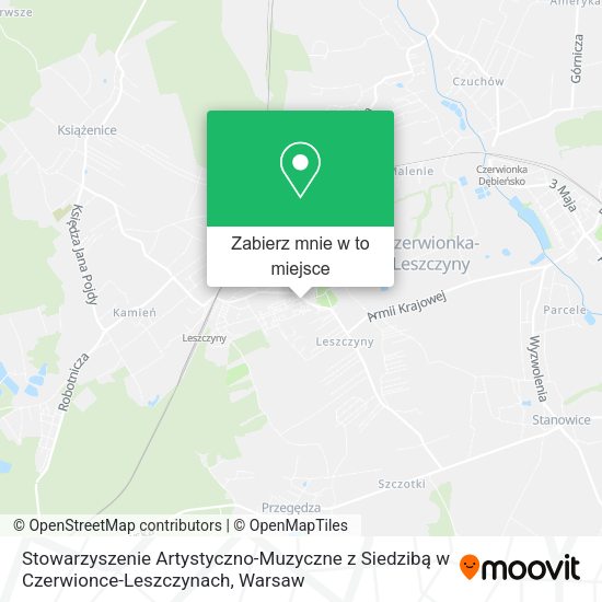 Mapa Stowarzyszenie Artystyczno-Muzyczne z Siedzibą w Czerwionce-Leszczynach