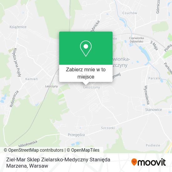 Mapa Ziel-Mar Sklep Zielarsko-Medyczny Stanięda Marzena