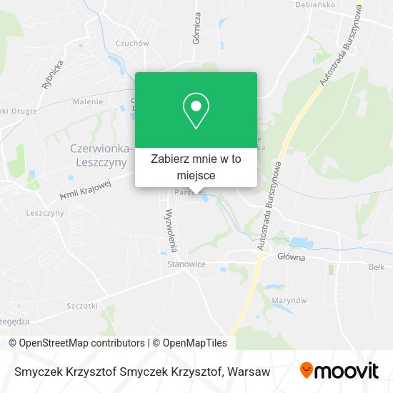 Mapa Smyczek Krzysztof Smyczek Krzysztof