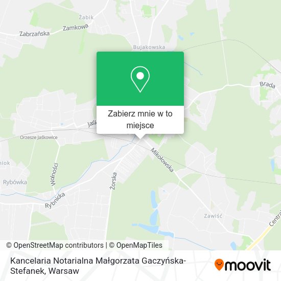 Mapa Kancelaria Notarialna Małgorzata Gaczyńska-Stefanek