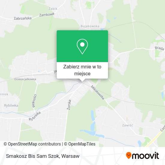 Mapa Smakosz Bis Sam Szok