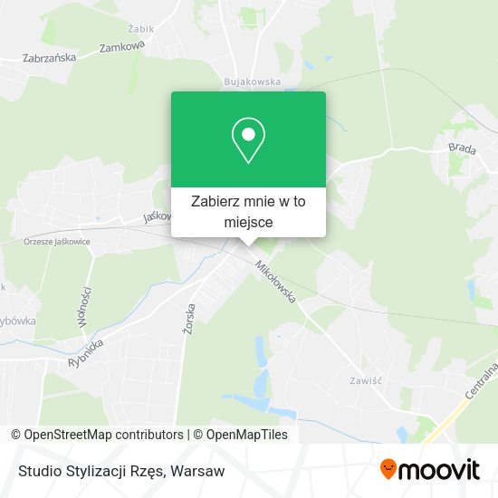 Mapa Studio Stylizacji Rzęs