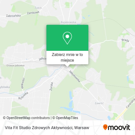 Mapa Vita Fit Studio Zdrowych Aktywności