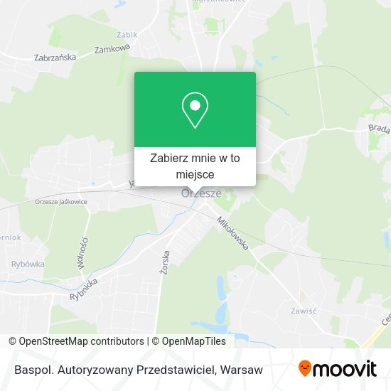 Mapa Baspol. Autoryzowany Przedstawiciel