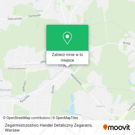 Mapa Zegarmistrzostwo Handel Detaliczny Zegarami