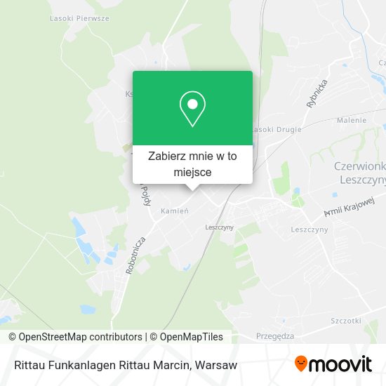 Mapa Rittau Funkanlagen Rittau Marcin