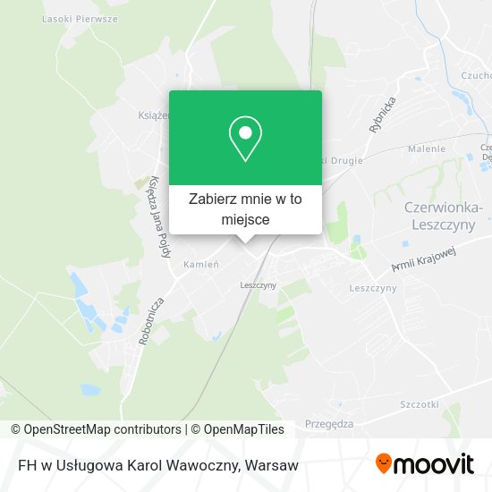 Mapa FH w Usługowa Karol Wawoczny