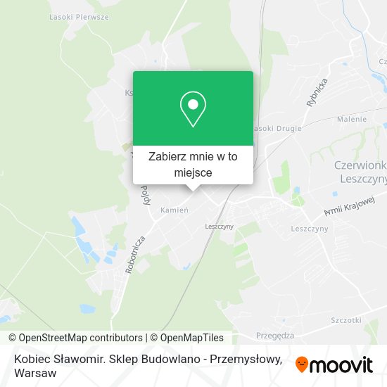 Mapa Kobiec Sławomir. Sklep Budowlano - Przemysłowy