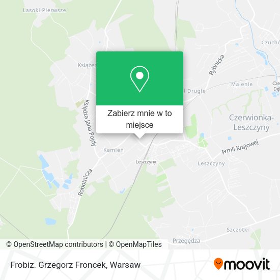 Mapa Frobiz. Grzegorz Froncek