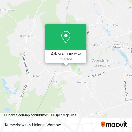 Mapa Kułaczkowska Helena