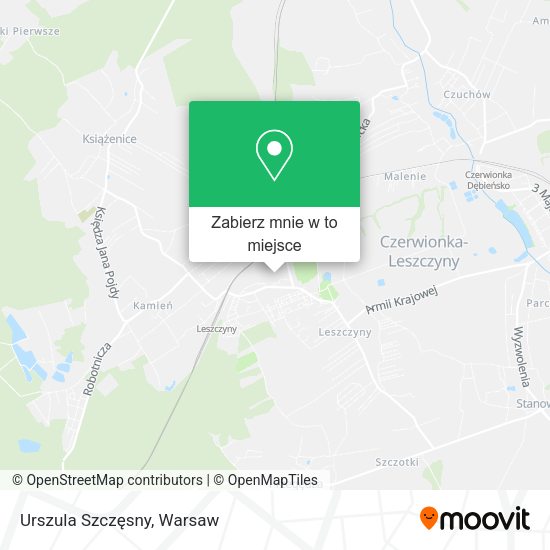 Mapa Urszula Szczęsny