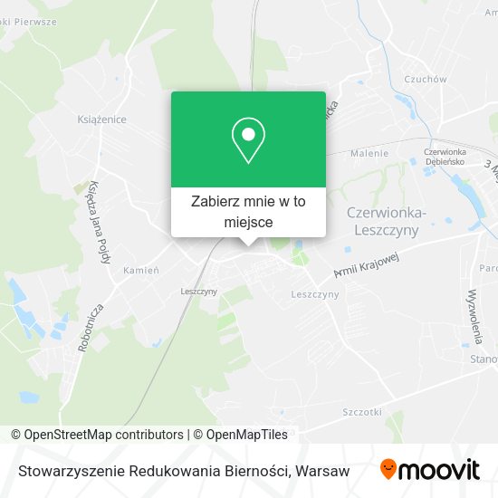 Mapa Stowarzyszenie Redukowania Bierności