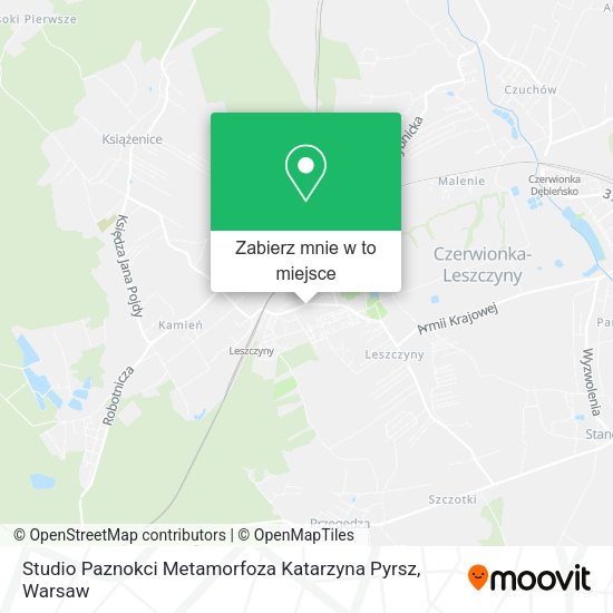 Mapa Studio Paznokci Metamorfoza Katarzyna Pyrsz