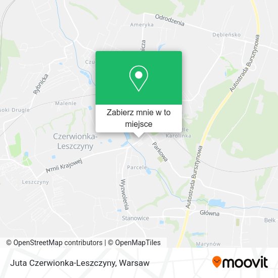 Mapa Juta Czerwionka-Leszczyny