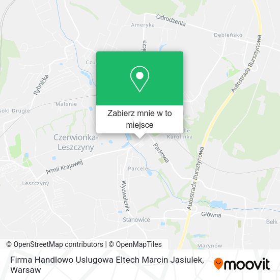 Mapa Firma Handlowo Uslugowa Eltech Marcin Jasiulek