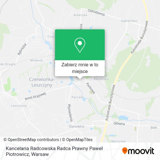 Mapa Kancelaria Radcowska Radca Prawny Paweł Piotrowicz