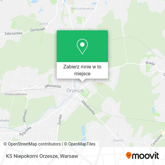 Mapa KS Niepokorni Orzesze