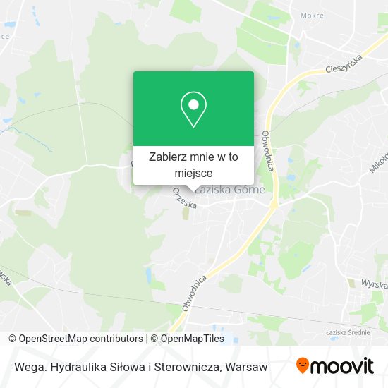 Mapa Wega. Hydraulika Siłowa i Sterownicza