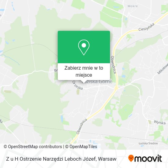 Mapa Z u H Ostrzenie Narzędzi Leboch Józef