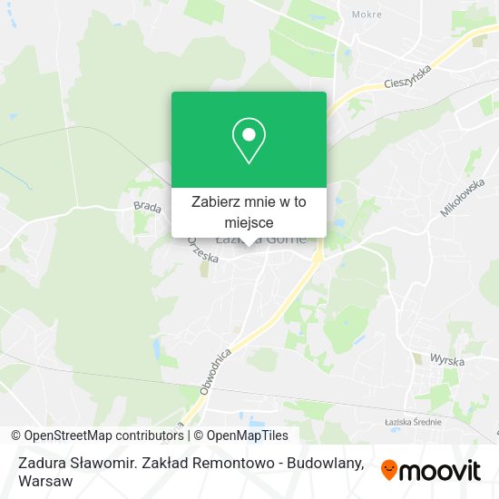 Mapa Zadura Sławomir. Zakład Remontowo - Budowlany