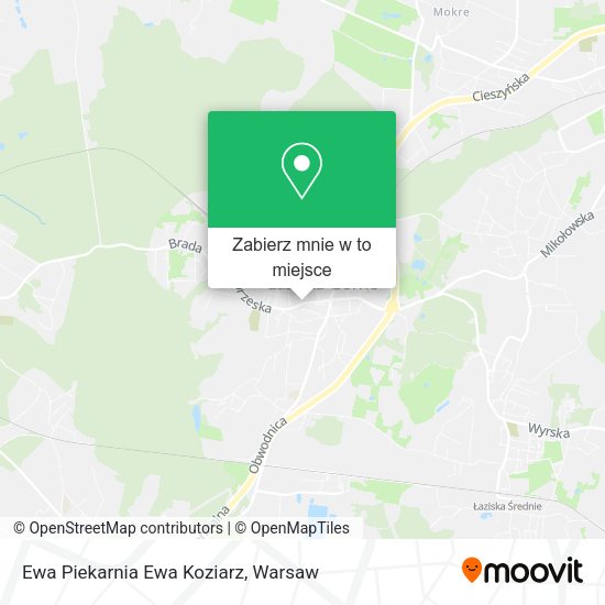 Mapa Ewa Piekarnia Ewa Koziarz