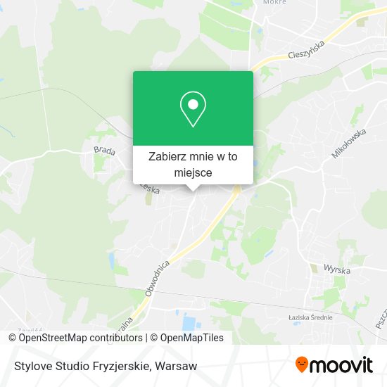 Mapa Stylove Studio Fryzjerskie