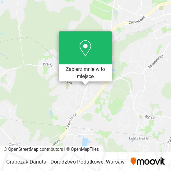 Mapa Grabczak Danuta - Doradztwo Podatkowe