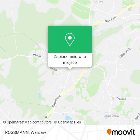 Mapa ROSSMANN