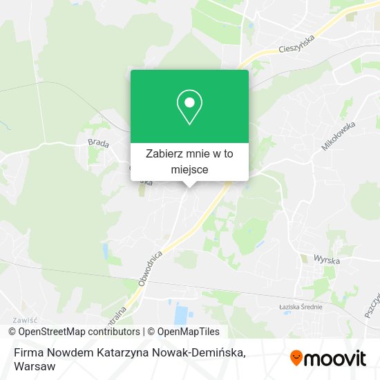 Mapa Firma Nowdem Katarzyna Nowak-Demińska