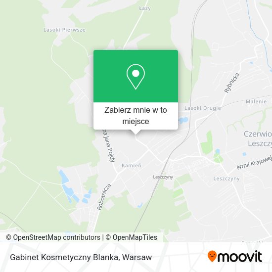 Mapa Gabinet Kosmetyczny Blanka