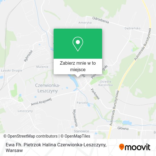 Mapa Ewa Fh. Pietrzok Halina Czerwionka-Leszczyny