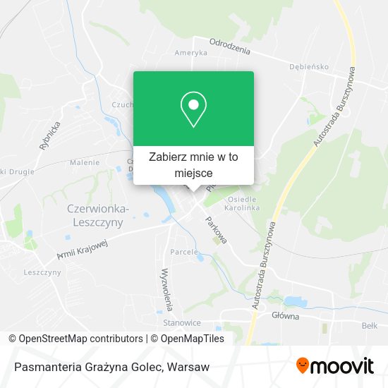 Mapa Pasmanteria Grażyna Golec