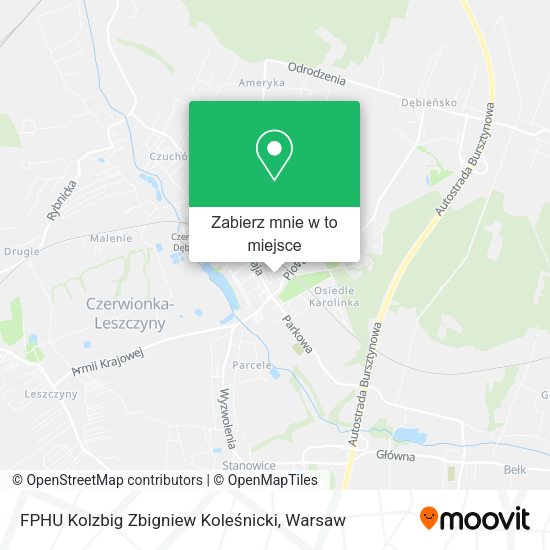 Mapa FPHU Kolzbig Zbigniew Koleśnicki