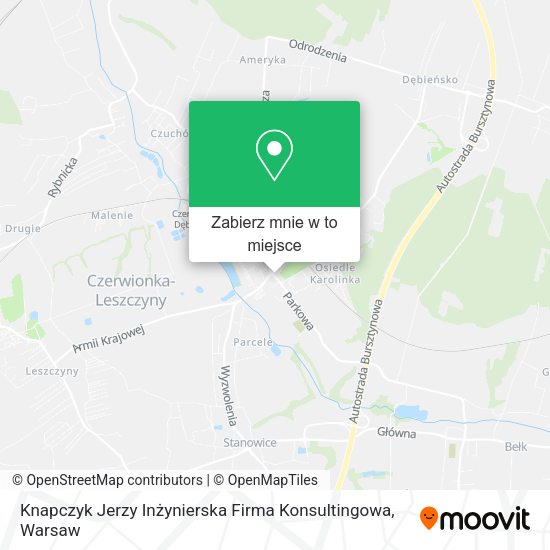 Mapa Knapczyk Jerzy Inżynierska Firma Konsultingowa