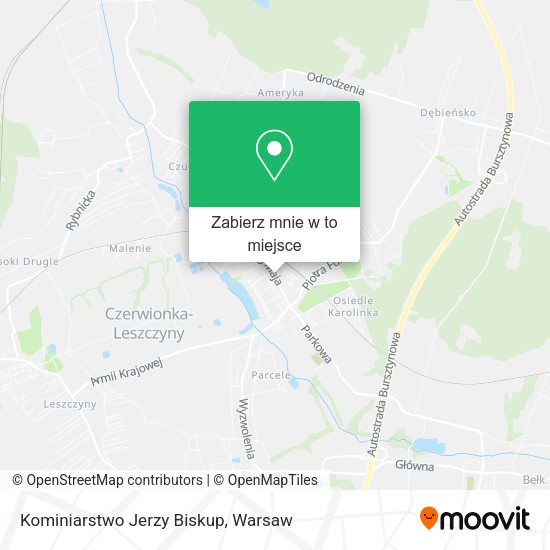 Mapa Kominiarstwo Jerzy Biskup