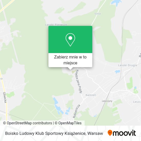 Mapa Boisko Ludowy Klub Sportowy Książenice