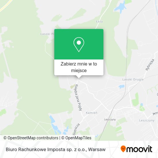 Mapa Biuro Rachunkowe Imposta sp. z o.o.