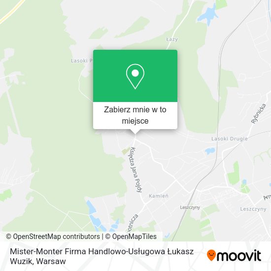 Mapa Mister-Monter Firma Handlowo-Usługowa Łukasz Wuzik