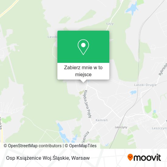 Mapa Osp Książenice Woj.Śląskie