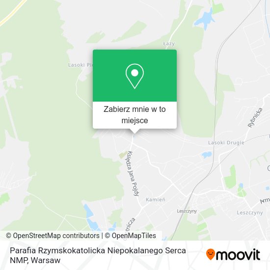 Mapa Parafia Rzymskokatolicka Niepokalanego Serca NMP