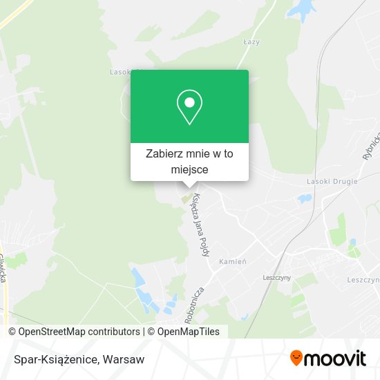 Mapa Spar-Książenice