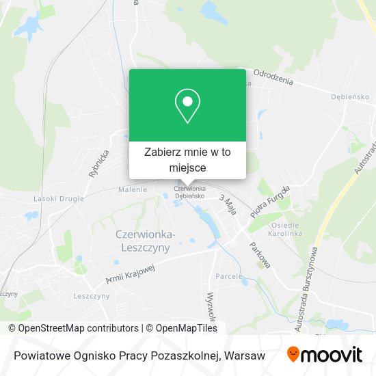 Mapa Powiatowe Ognisko Pracy Pozaszkolnej