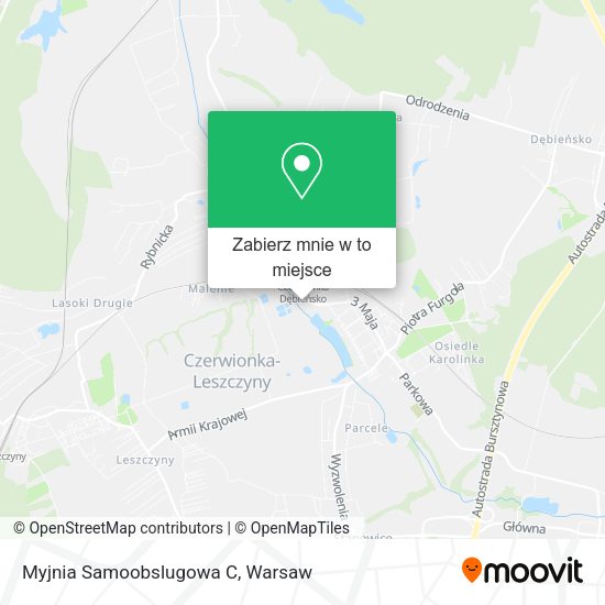 Mapa Myjnia Samoobslugowa C