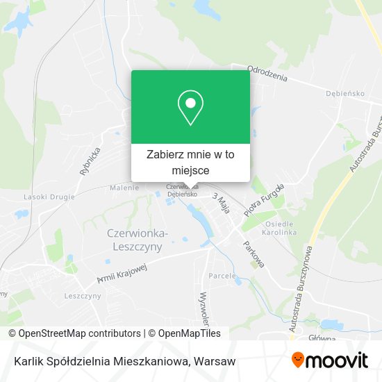 Mapa Karlik Spółdzielnia Mieszkaniowa