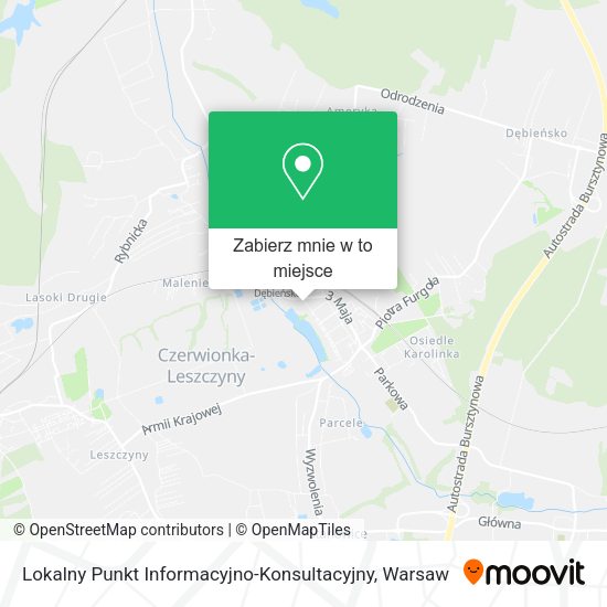 Mapa Lokalny Punkt Informacyjno-Konsultacyjny