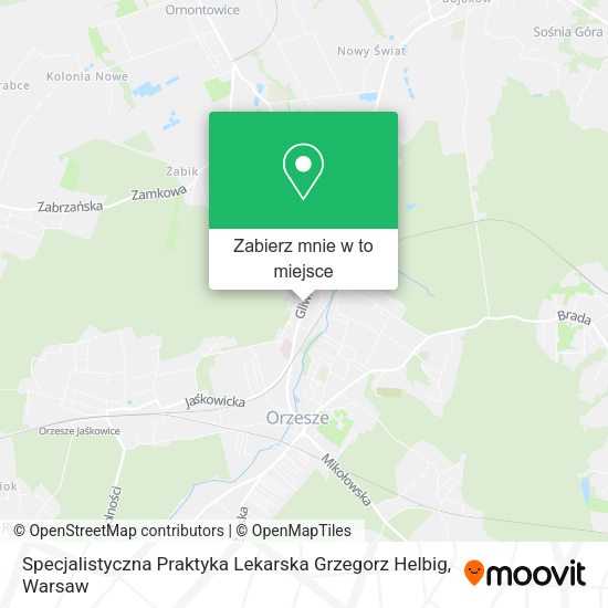 Mapa Specjalistyczna Praktyka Lekarska Grzegorz Helbig