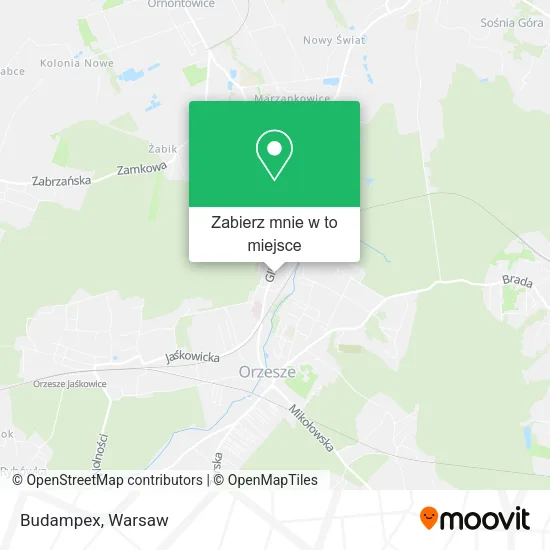 Mapa Budampex
