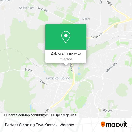 Mapa Perfect Cleaning Ewa Kaszok