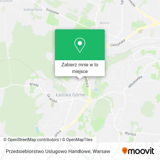 Mapa Przedsiebiorstwo Uslugowo Handlowe