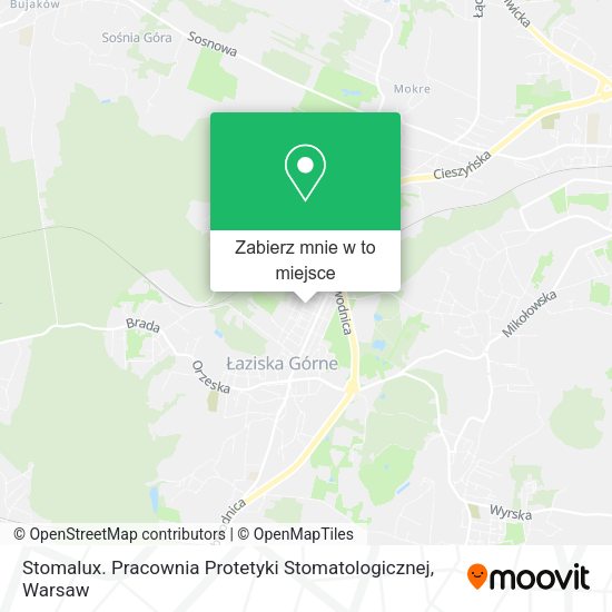 Mapa Stomalux. Pracownia Protetyki Stomatologicznej